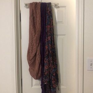 3 scarves